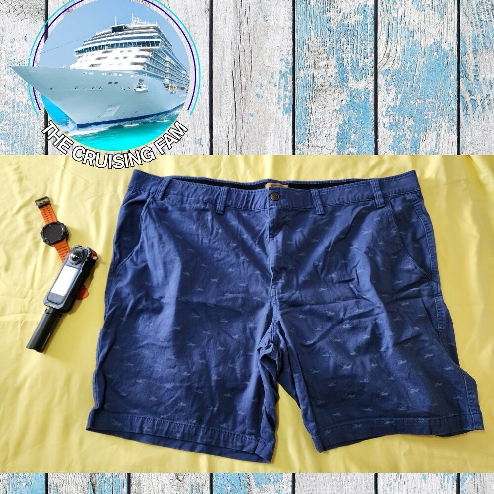 The Foundry Supply Co. Men’s Shorts Size 54 Blue Comfort Stretch Cotton Blend